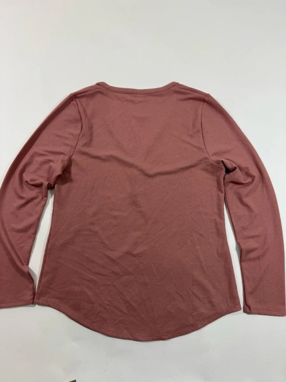 Athleta Wind Down Sleep Shirt Dragonfruit Waffle Knit Lightweight